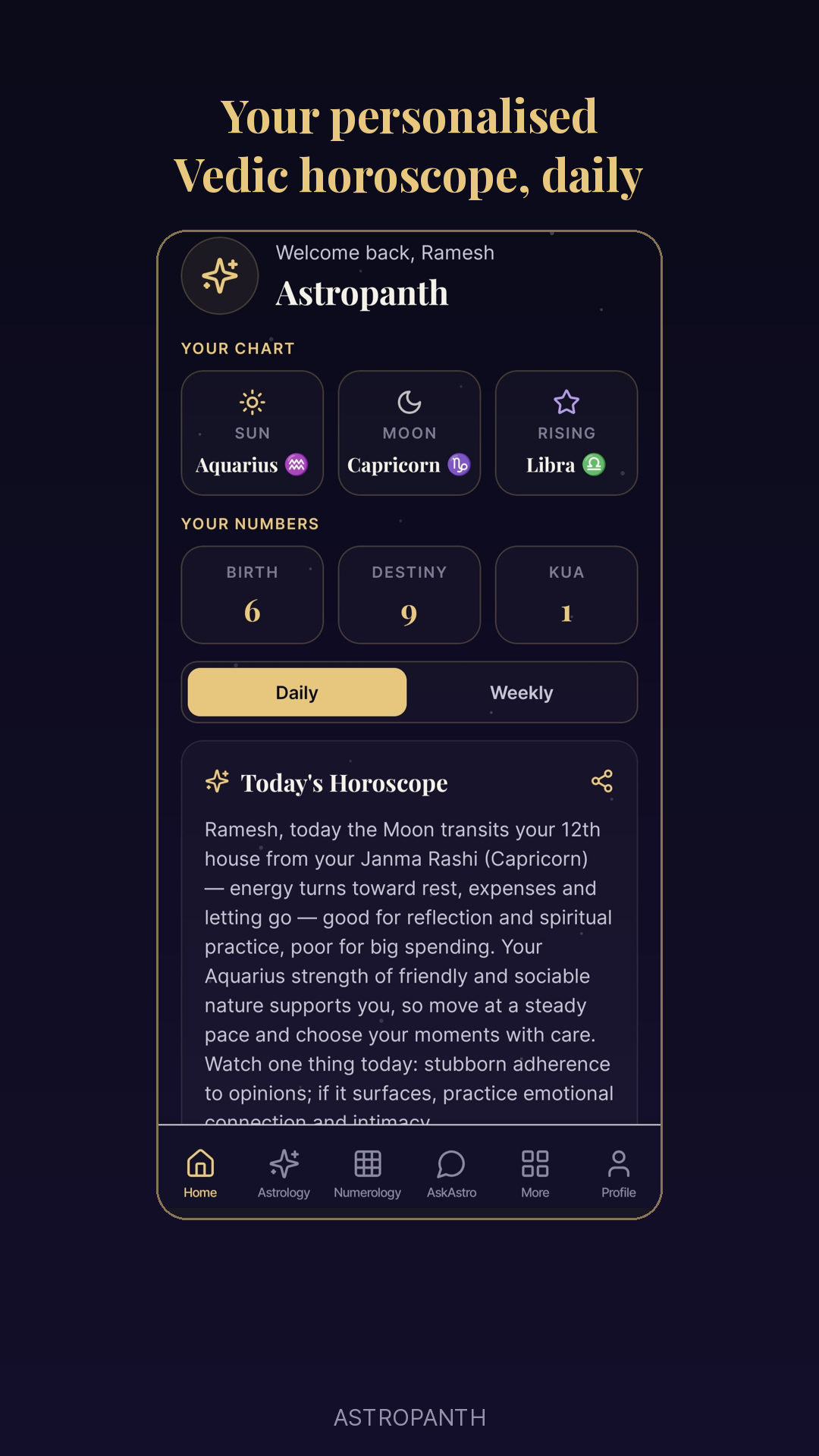 Astropanth Kundli chart