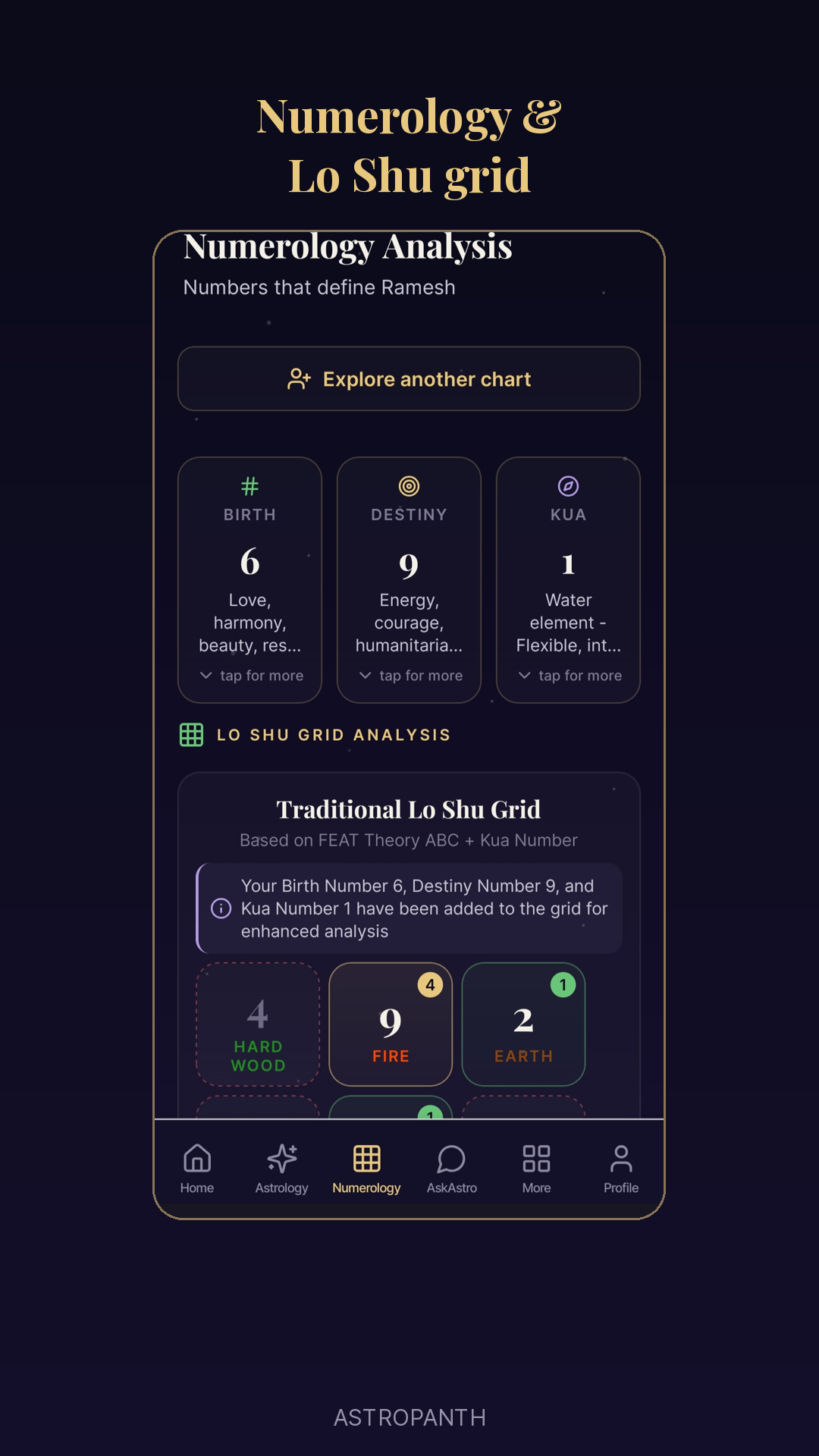 Astropanth feature